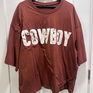Cowboy Kids Shirt - Brown